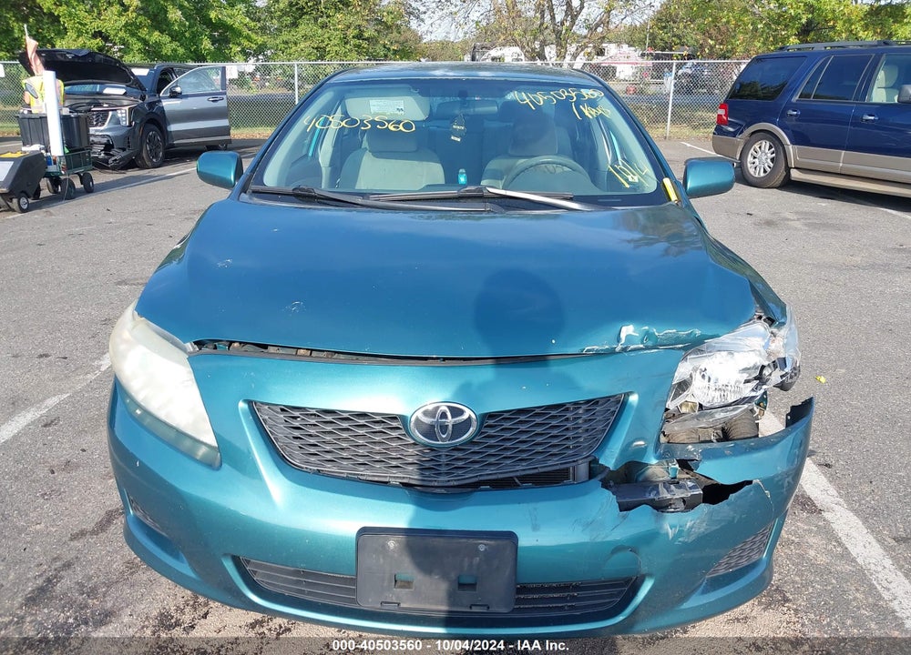 2010 TOYOTA COROLLA LE VIN: 2T1BU4EE6AC345887