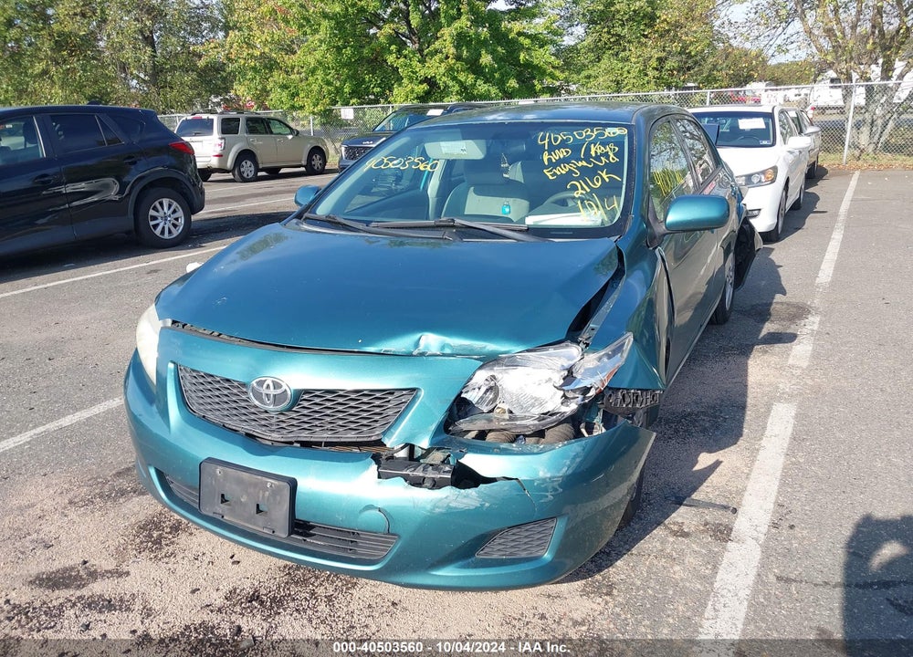 2010 TOYOTA COROLLA LE VIN: 2T1BU4EE6AC345887
