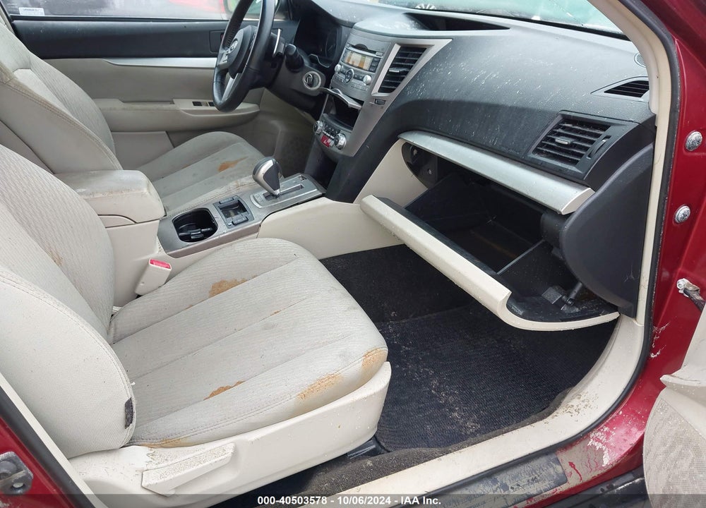 2011 SUBARU OUTBACK 2.5I PREMIUM VIN: 4S4BRCCC1B3432857