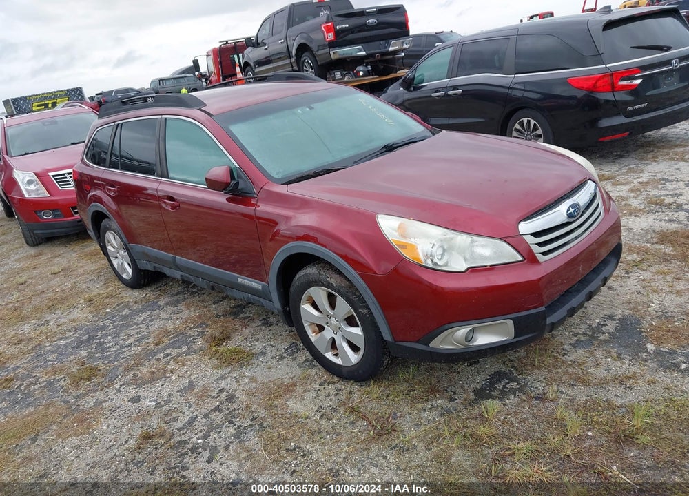 2011 SUBARU OUTBACK 2.5I PREMIUM VIN: 4S4BRCCC1B3432857