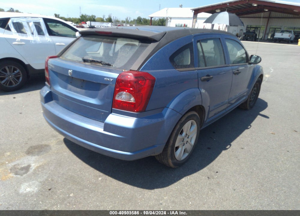 2007 DODGE CALIBER VIN: 1B3HB48B17D259563