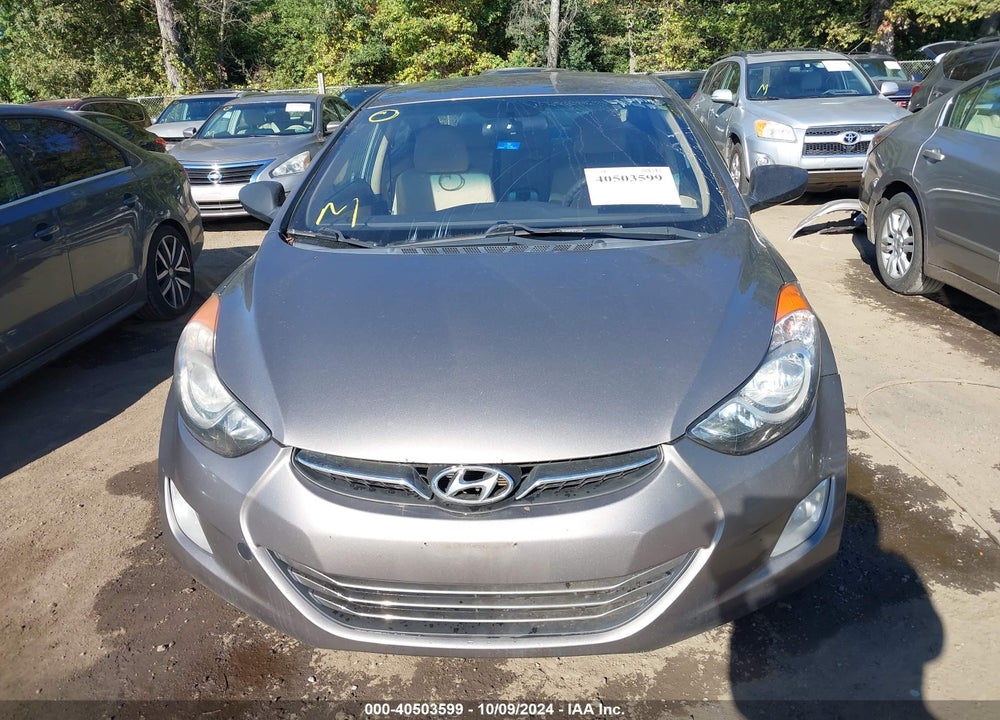 2013 HYUNDAI ELANTRA GLS VIN: 5NPDH4AE5DH258230