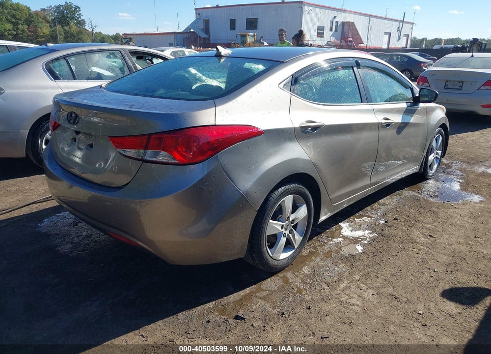 2013 HYUNDAI ELANTRA GLS VIN: 5NPDH4AE5DH258230