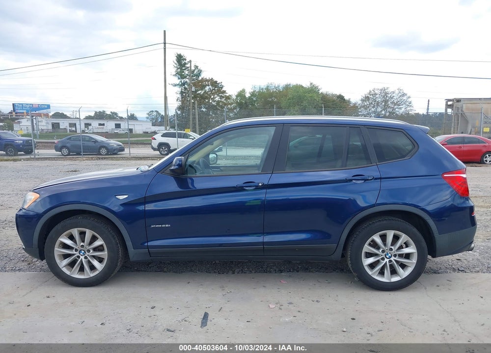 2013 BMW X3 XDRIVE28I VIN: 5UXWX9C50D0A28518