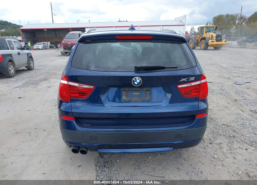 2013 BMW X3 XDRIVE28I VIN: 5UXWX9C50D0A28518
