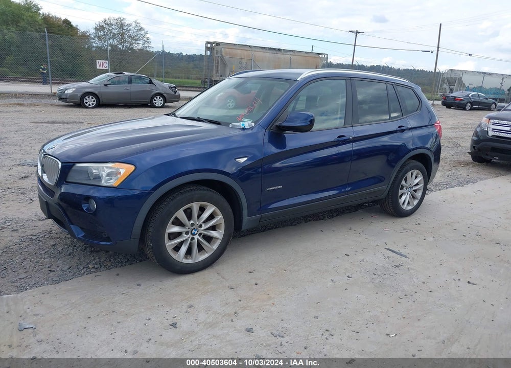 2013 BMW X3 XDRIVE28I VIN: 5UXWX9C50D0A28518