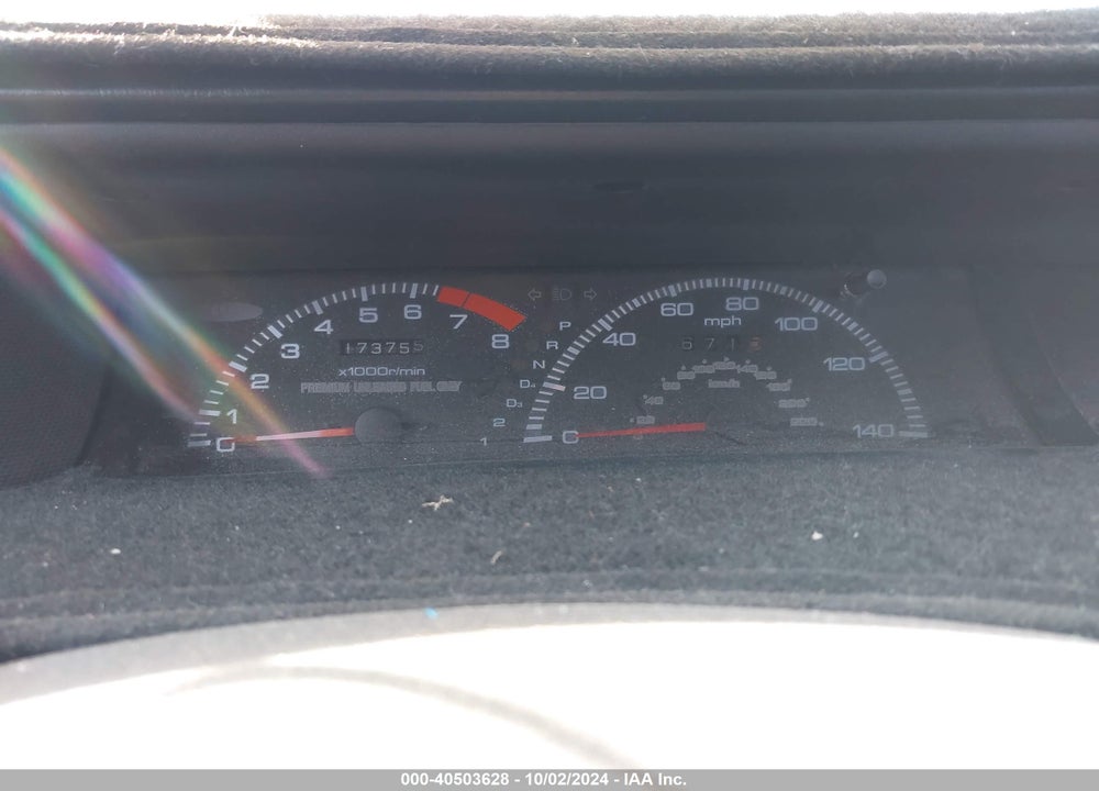 1993 HONDA PRELUDE SI/SR VIN: JHMBB2251PC007800