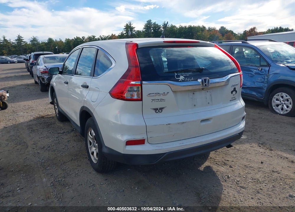 2016 HONDA CR-V LX VIN: 5J6RM4H33GL065400