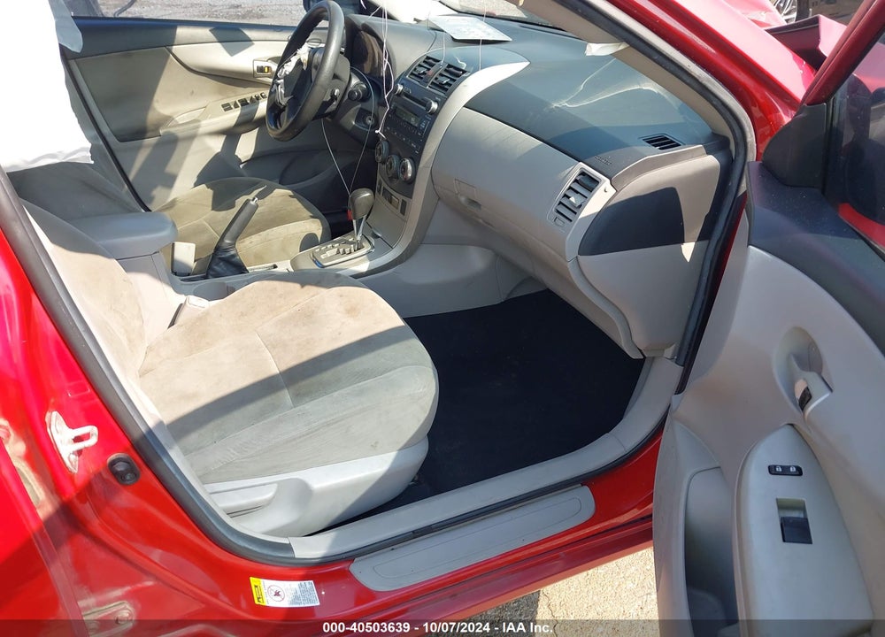 2011 TOYOTA COROLLA LE VIN: 2T1BU4EE0BC567424