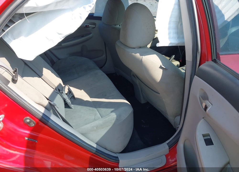 2011 TOYOTA COROLLA LE VIN: 2T1BU4EE0BC567424
