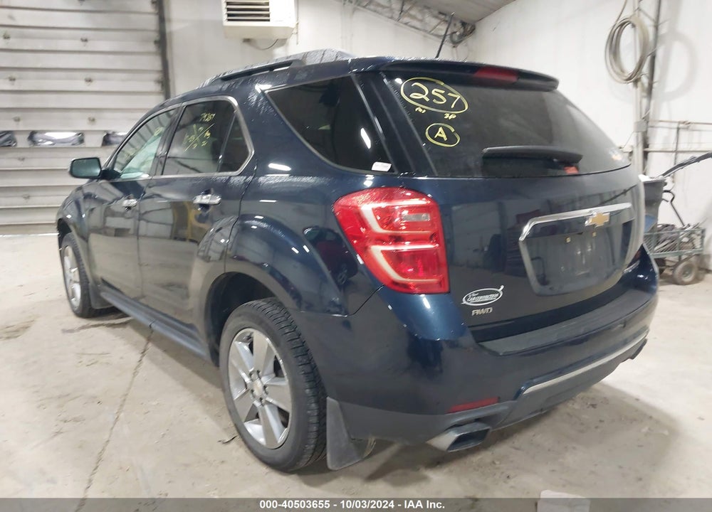 2016 CHEVROLET EQUINOX LTZ VIN: 2GNFLGE34G6295349