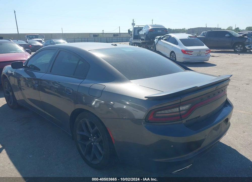 2022 DODGE CHARGER SXT RWD VIN: 2C3CDXBG8NH186219