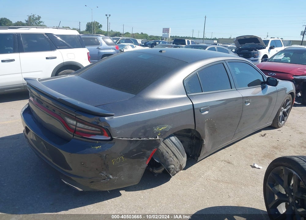 2022 DODGE CHARGER SXT RWD VIN: 2C3CDXBG8NH186219