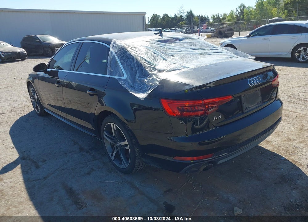 2017 AUDI A4 2.0T PREMIUM VIN: WAUENAF45HN035197
