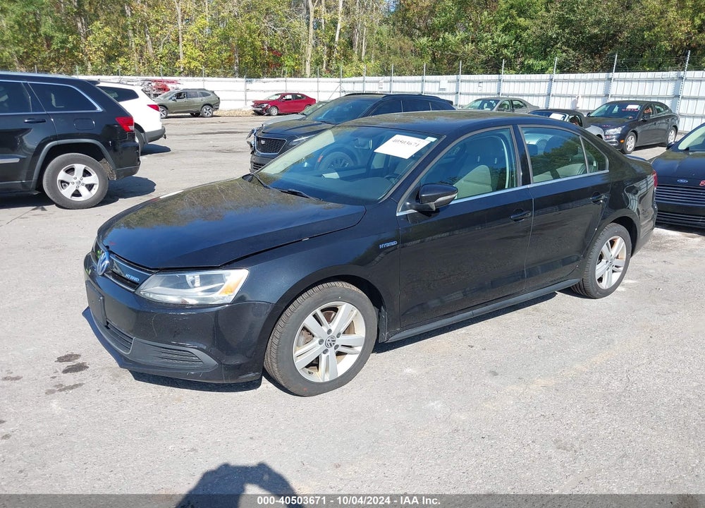 2014 VOLKSWAGEN JETTA HYBRID SEL VIN: 3VW637AJ8EM283430