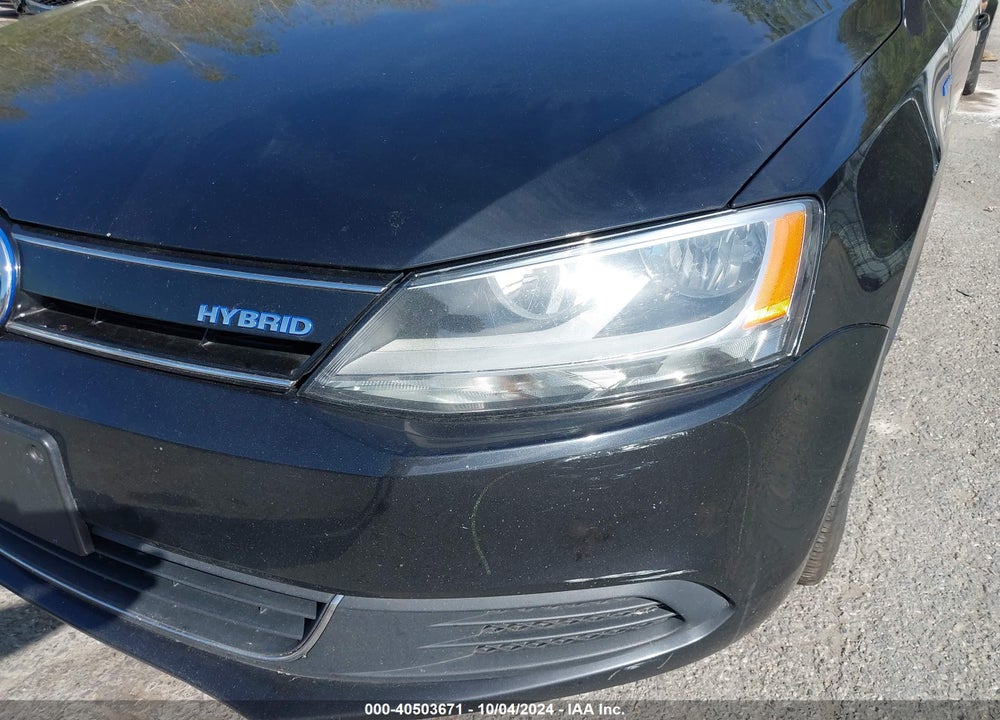 2014 VOLKSWAGEN JETTA HYBRID SEL VIN: 3VW637AJ8EM283430