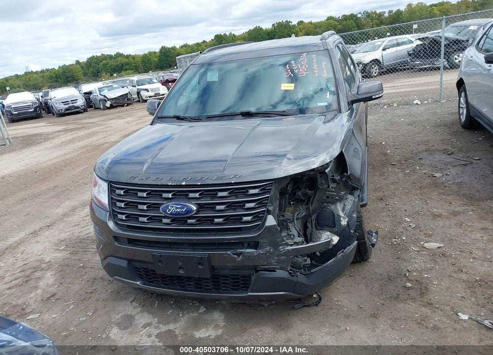 2017 FORD EXPLORER XLT VIN: 1FM5K7D86HGD95695