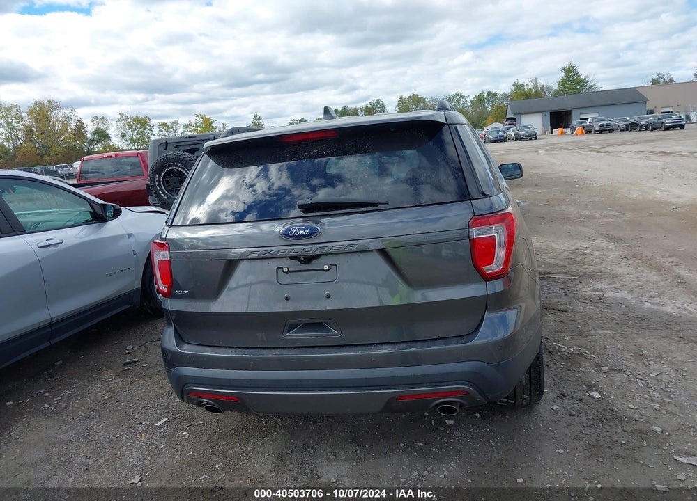 2017 FORD EXPLORER XLT VIN: 1FM5K7D86HGD95695