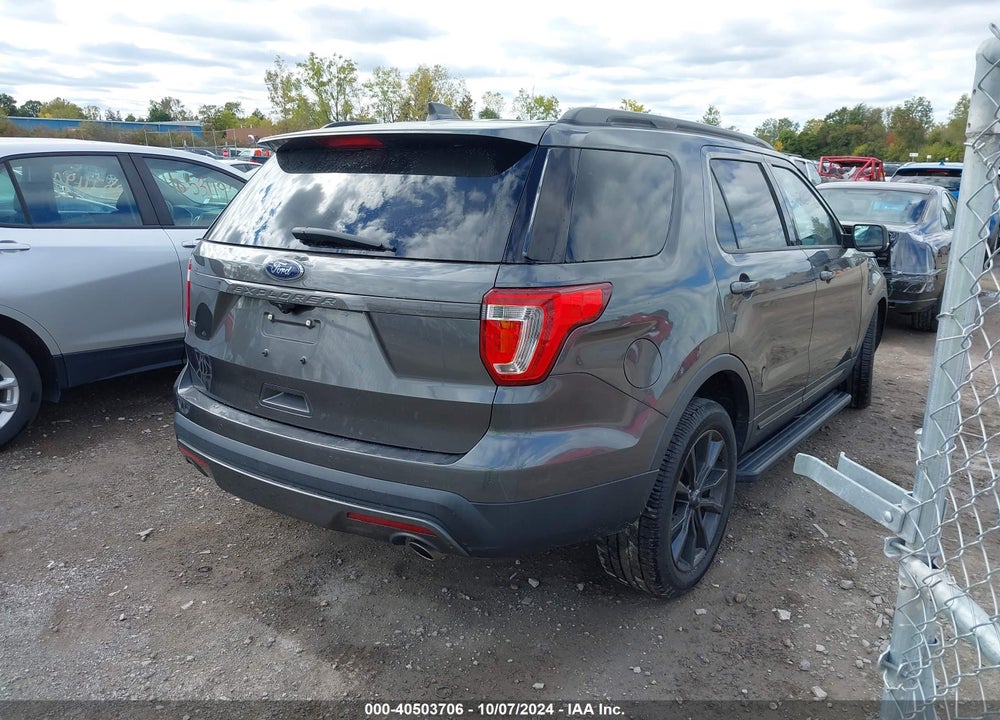 2017 FORD EXPLORER XLT VIN: 1FM5K7D86HGD95695