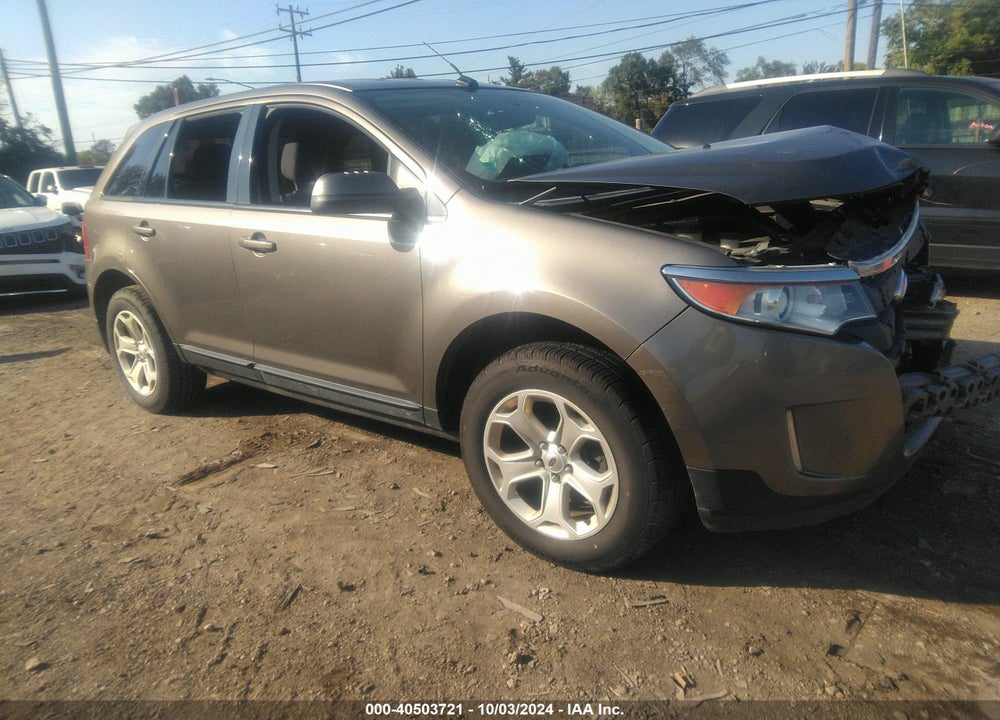 2013 FORD EDGE SEL VIN: 2FMDK4JC0DBC45344