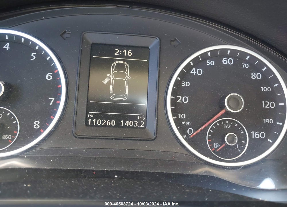 2013 VOLKSWAGEN TIGUAN SE VIN: WVGAV7AX7DW556976