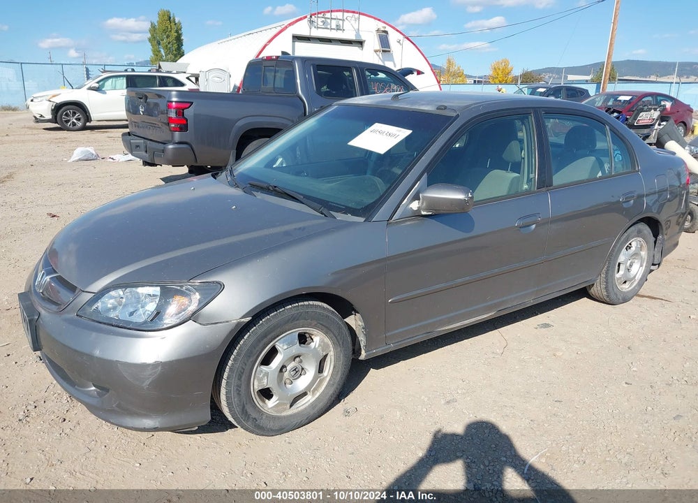 2004 HONDA CIVIC HYBRID VIN: JHMES96674S006841