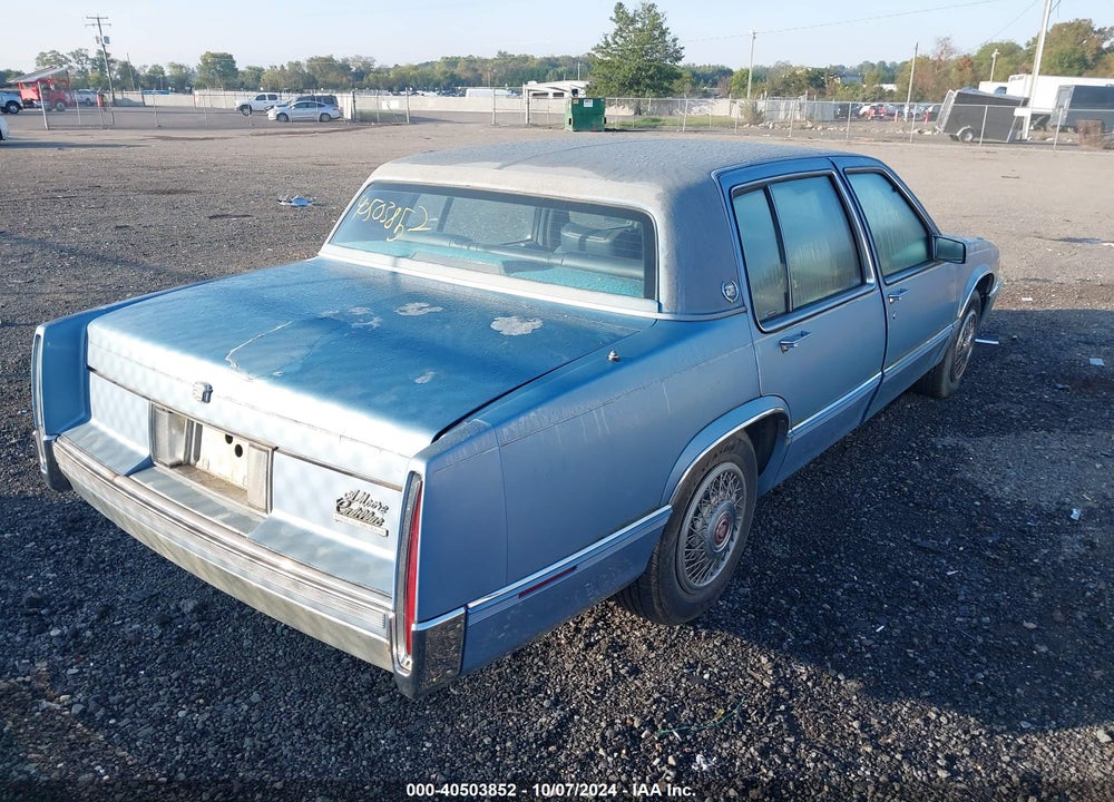 1990 CADILLAC DEVILLE VIN: 1G6CD5330L4242095