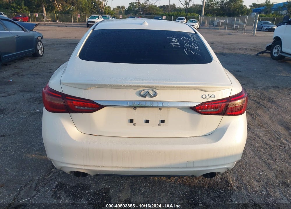 2019 INFINITI Q50 3.0T LUXE VIN: JN1EV7AP3KM543305