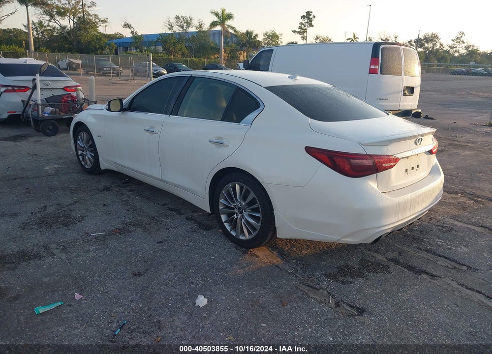 2019 INFINITI Q50 3.0T LUXE VIN: JN1EV7AP3KM543305
