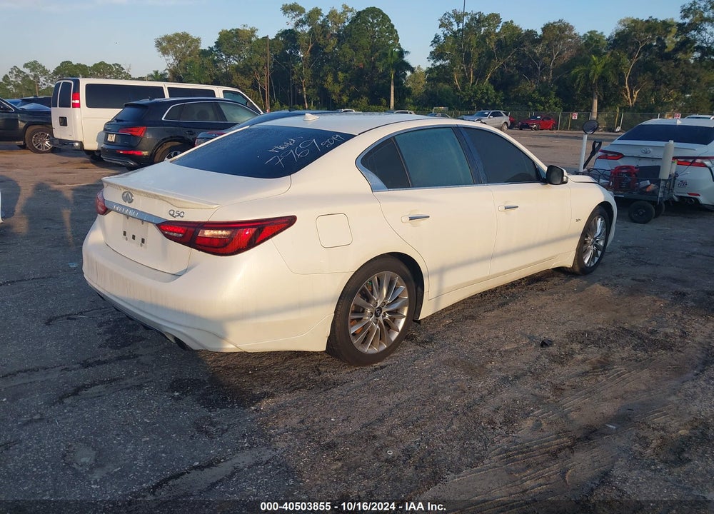 2019 INFINITI Q50 3.0T LUXE VIN: JN1EV7AP3KM543305