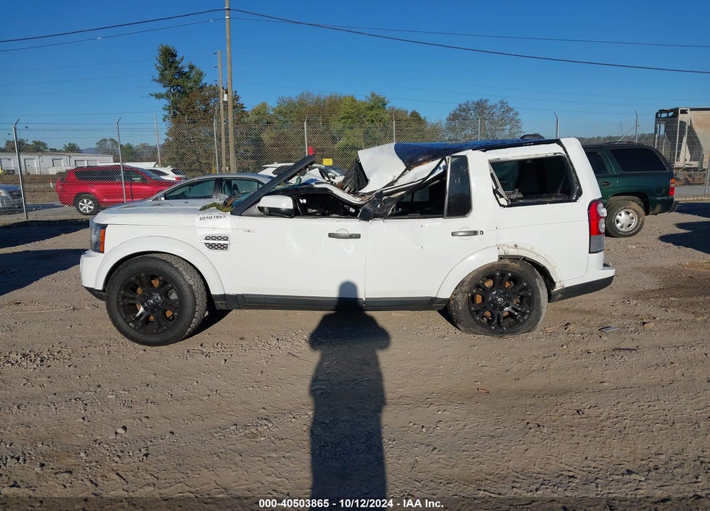 2012 LAND ROVER LR4 VIN: SALAG2D45CA625560