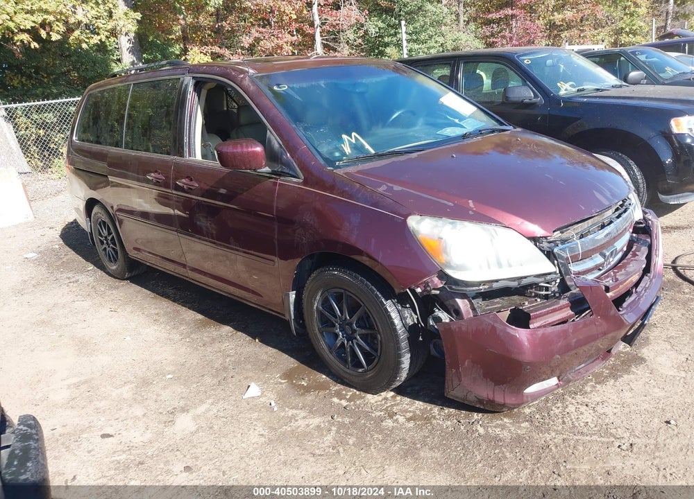2007 HONDA ODYSSEY TOURING VIN: 5FNRL38807B101948