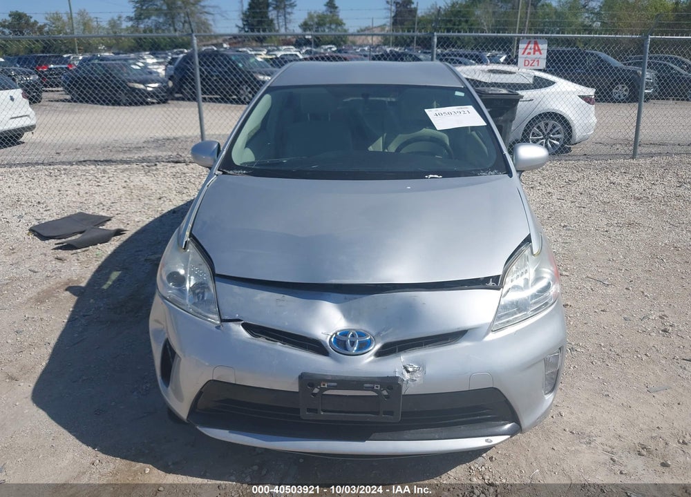 2013 TOYOTA PRIUS TWO VIN: JTDKN3DU6D5651554