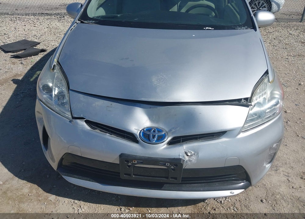 2013 TOYOTA PRIUS TWO VIN: JTDKN3DU6D5651554