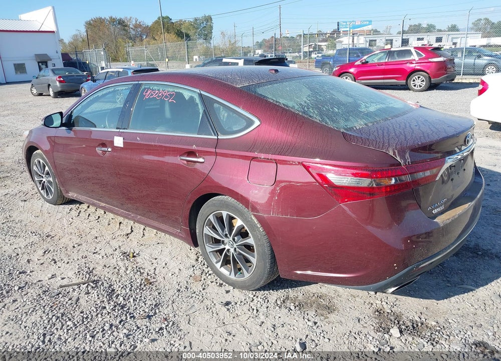 2016 TOYOTA AVALON XLE PLUS VIN: 4T1BK1EB7GU212122