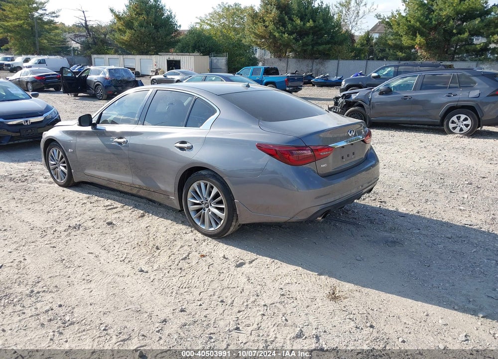 2018 INFINITI Q50 3.0T LUXE VIN: JN1EV7AR4JM610137