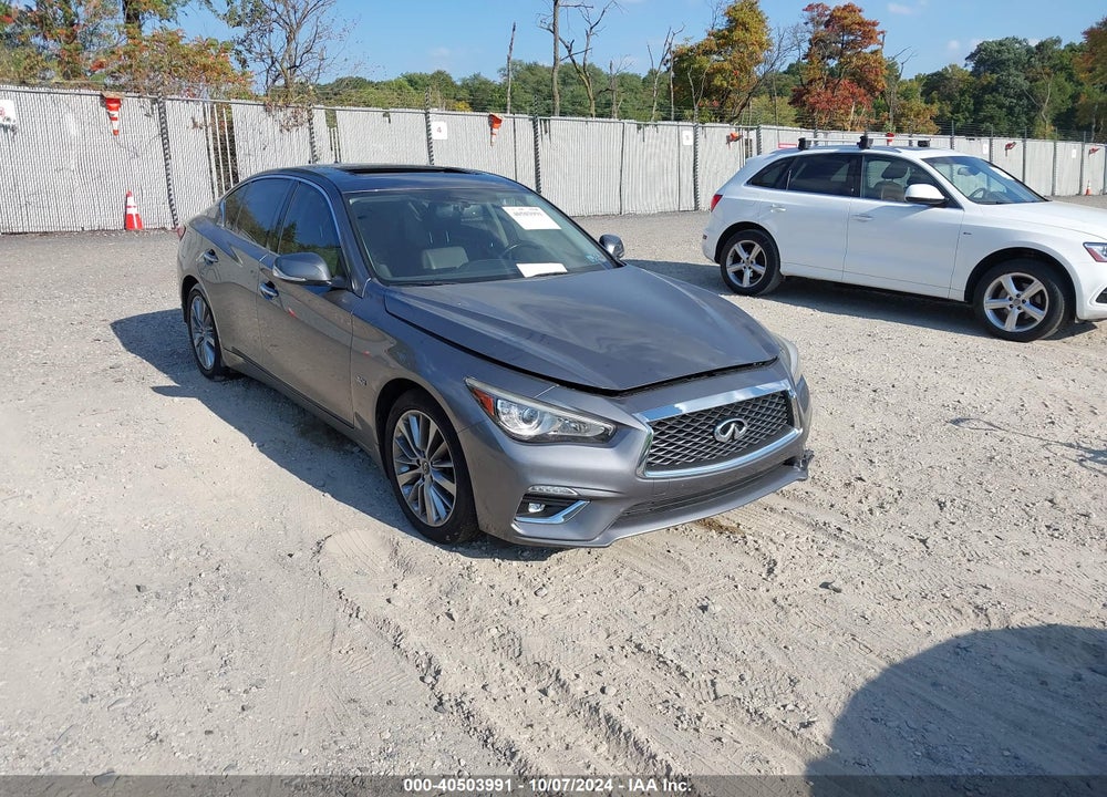 2018 INFINITI Q50 3.0T LUXE VIN: JN1EV7AR4JM610137