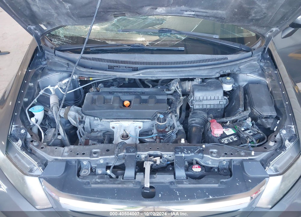 2012 HONDA CIVIC LX VIN: 19XFB2F55CE087778