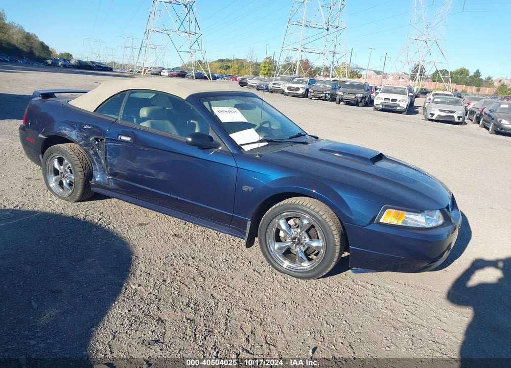 2002 FORD MUSTANG GT VIN: 1FAFP45X52F219111