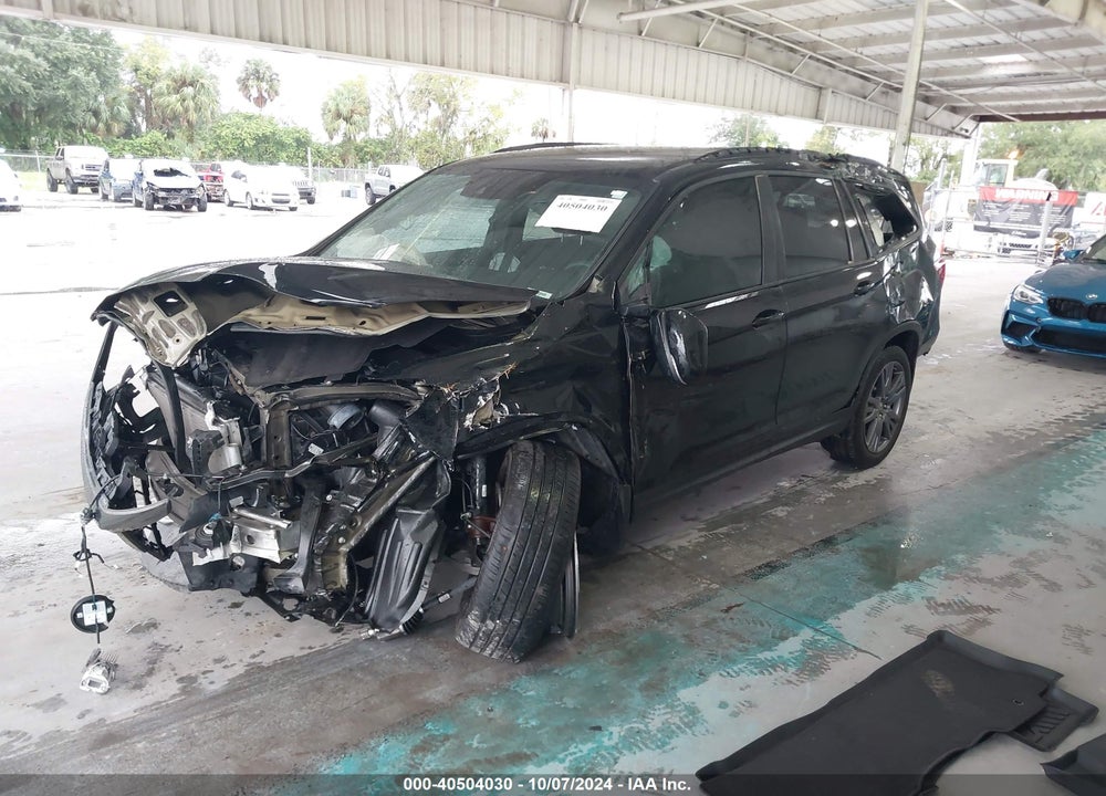 2022 HONDA PILOT 2WD SPORT VIN: 5FNYF5H38NB007283