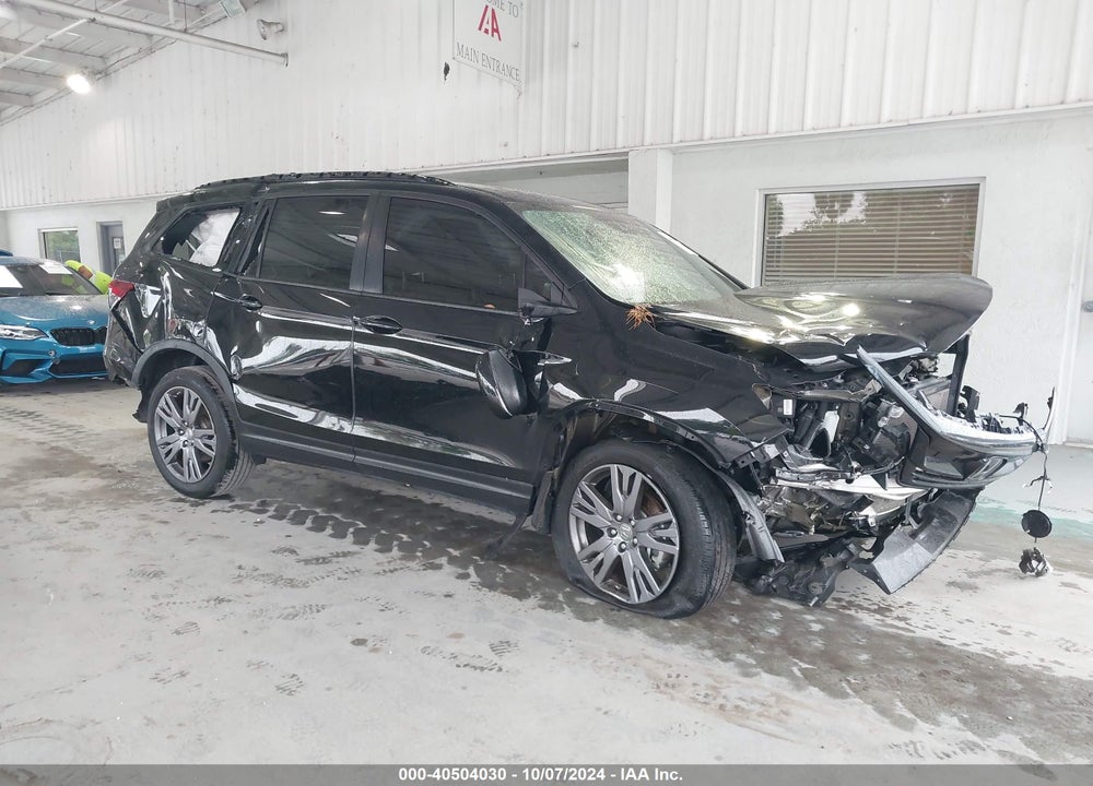 2022 HONDA PILOT 2WD SPORT VIN: 5FNYF5H38NB007283