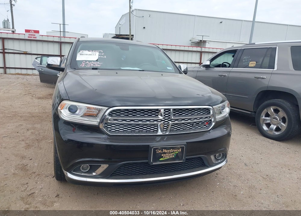 2016 DODGE DURANGO SXT VIN: 1C4RDHAG0GC371691