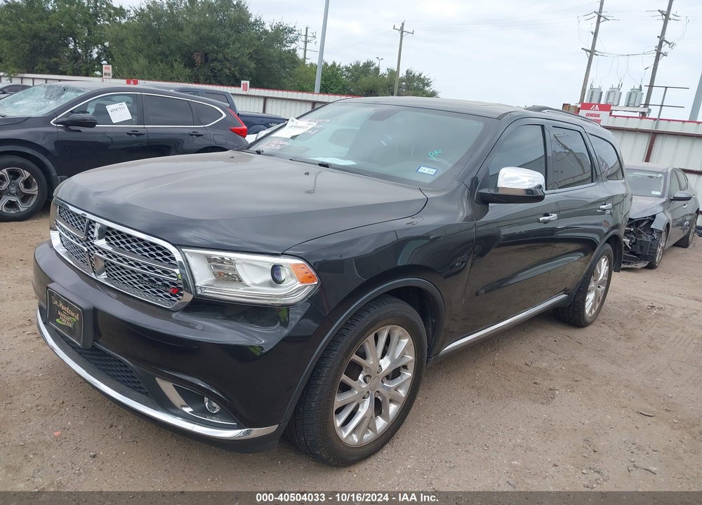 2016 DODGE DURANGO SXT VIN: 1C4RDHAG0GC371691