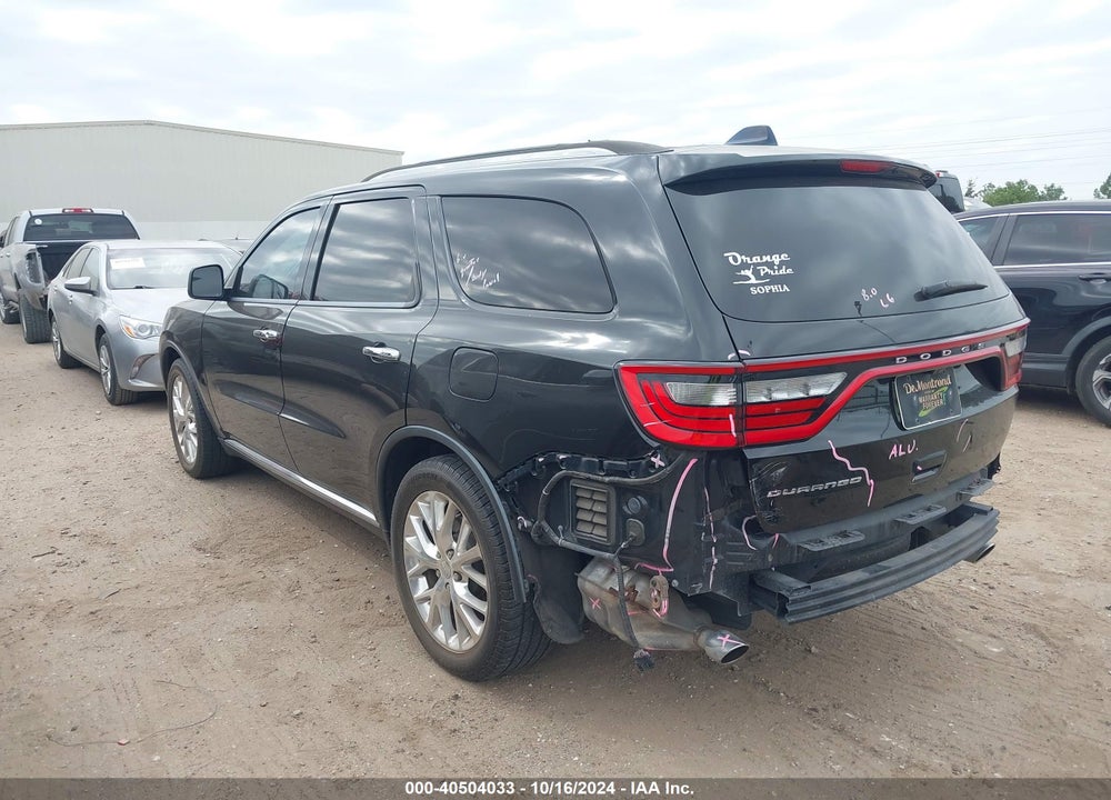 2016 DODGE DURANGO SXT VIN: 1C4RDHAG0GC371691