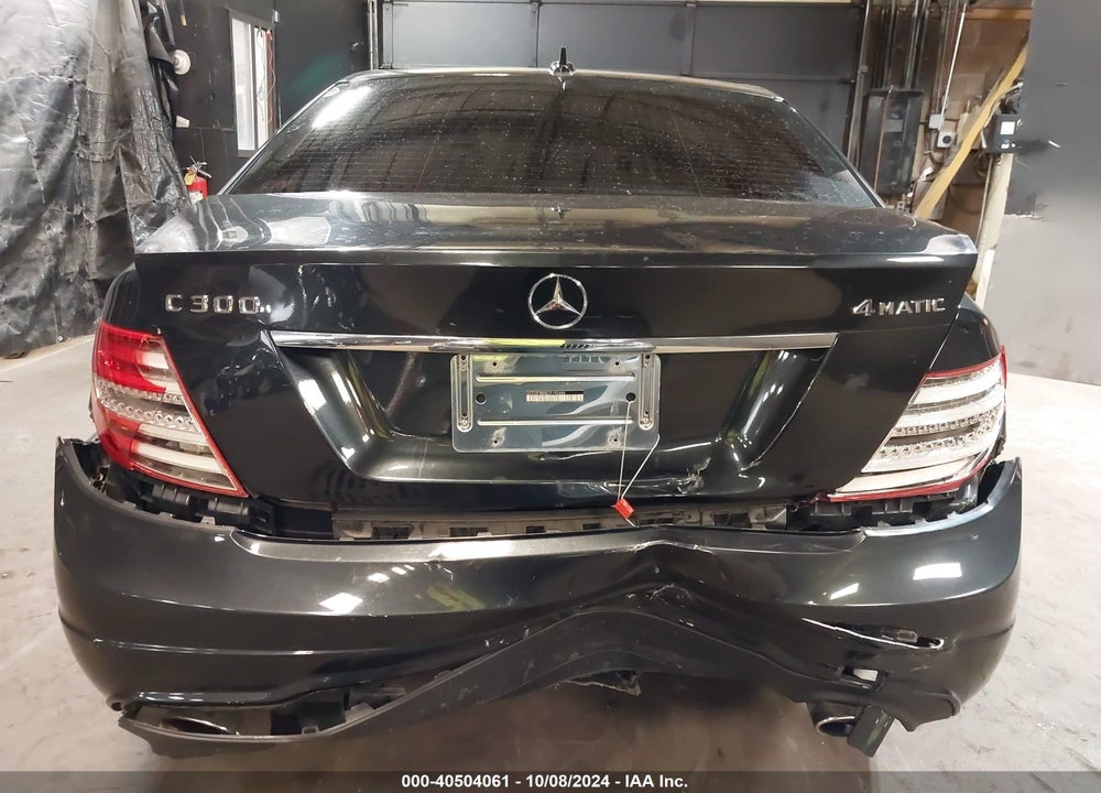 2012 MERCEDES-BENZ C 300 LUXURY 4MATIC/SPORT 4MATIC VIN: WDDGF8BB8CR192686