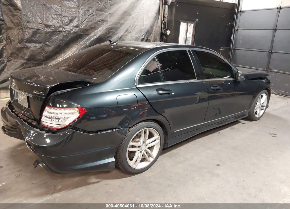 2012 MERCEDES-BENZ C 300 LUXURY 4MATIC/SPORT 4MATIC VIN: WDDGF8BB8CR192686
