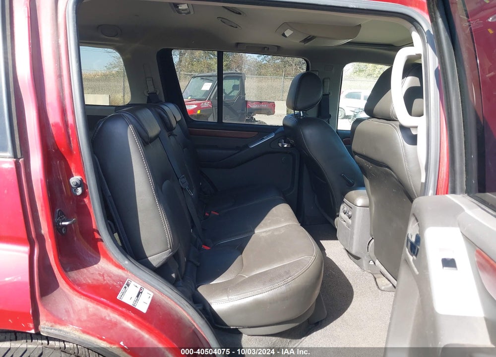 2008 NISSAN PATHFINDER LE V8 VIN: 5N1BR18B88C616965