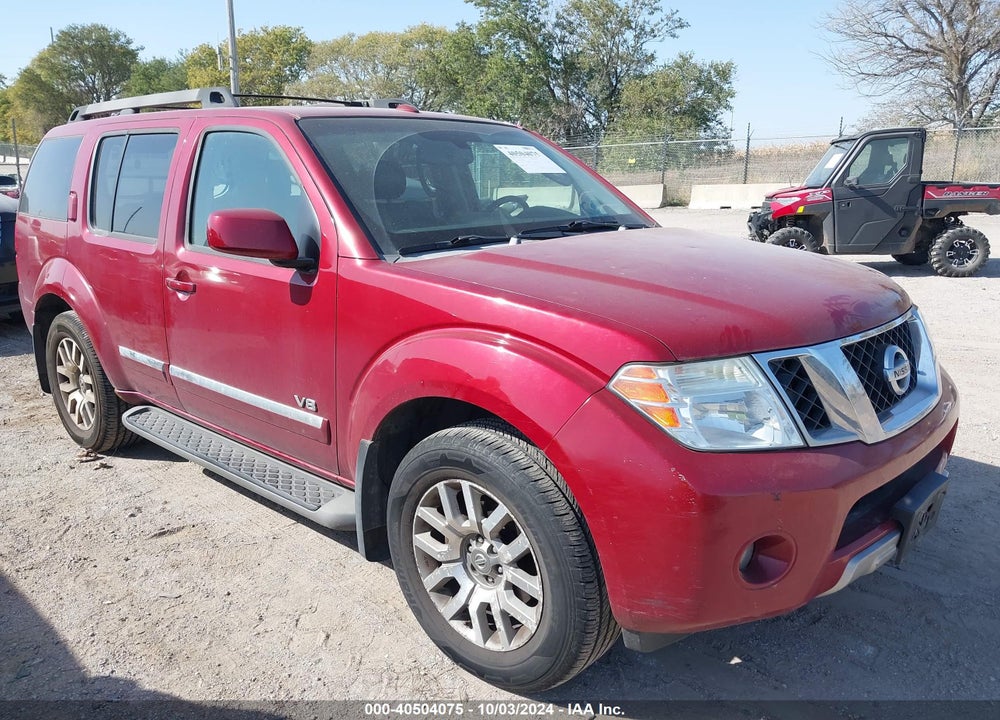 2008 NISSAN PATHFINDER LE V8 VIN: 5N1BR18B88C616965