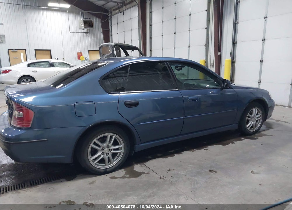 2005 SUBARU LEGACY 2.5I LIMITED VIN: 4S3BL626256214612
