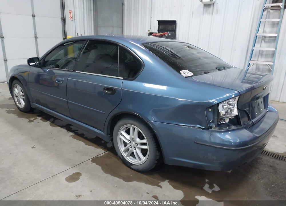 2005 SUBARU LEGACY 2.5I LIMITED VIN: 4S3BL626256214612